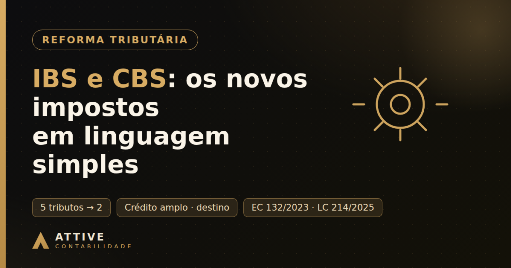Engrenagens ilustrando o funcionamento do IBS e da CBS na Reforma Tributária