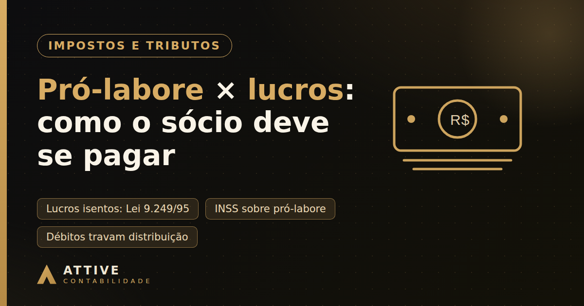 Pró-labore ou distribuição de lucros? Como o sócio deve se pagar (sem atrair a Receita)